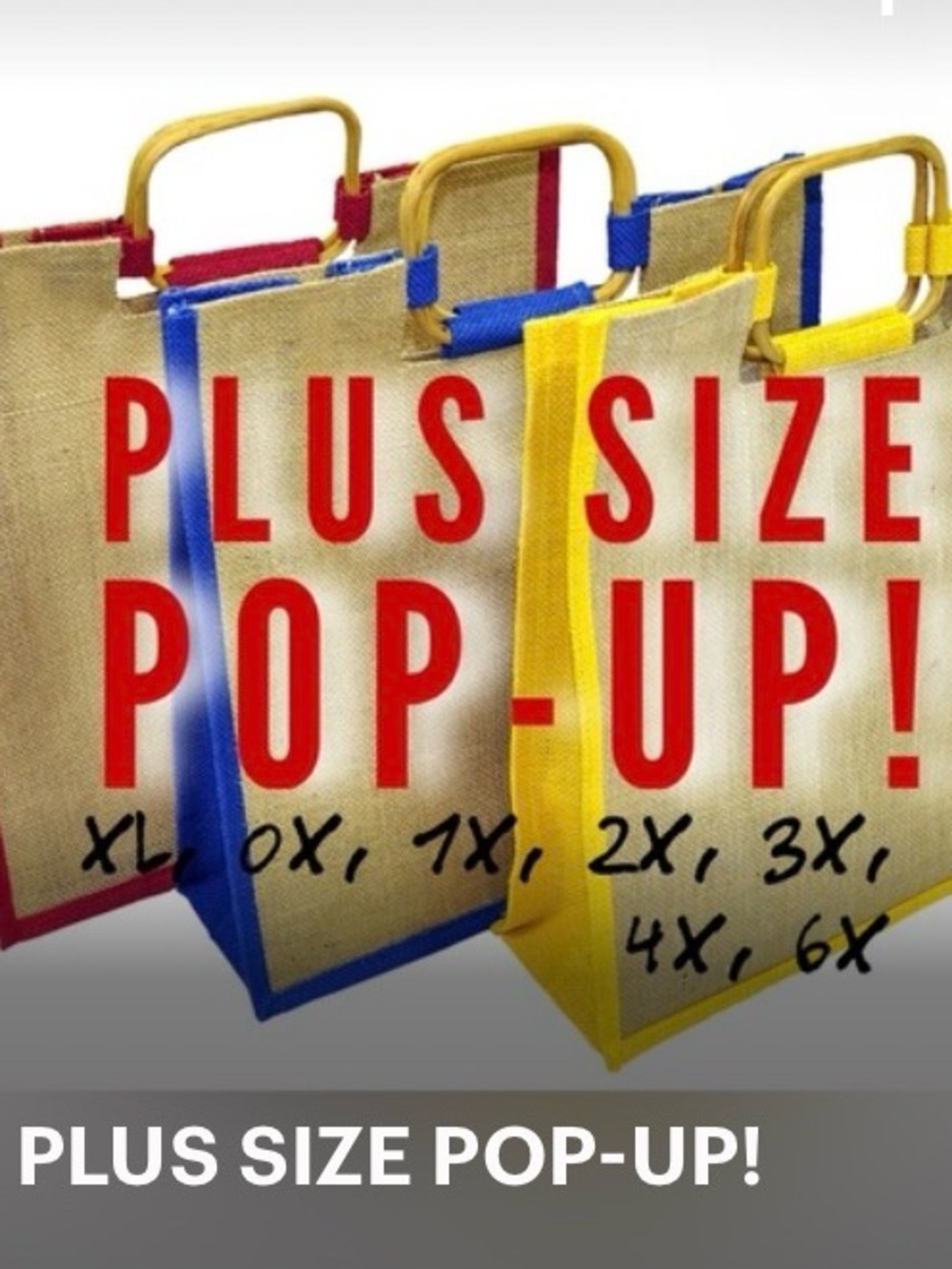 TODAY 1pm est Plus size pop-up!